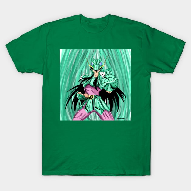 shiryu the dragon saint T-Shirt by jorge_lebeau